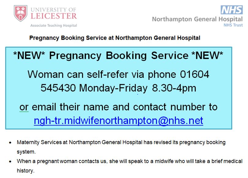 NEW Pregnancy Booking Service